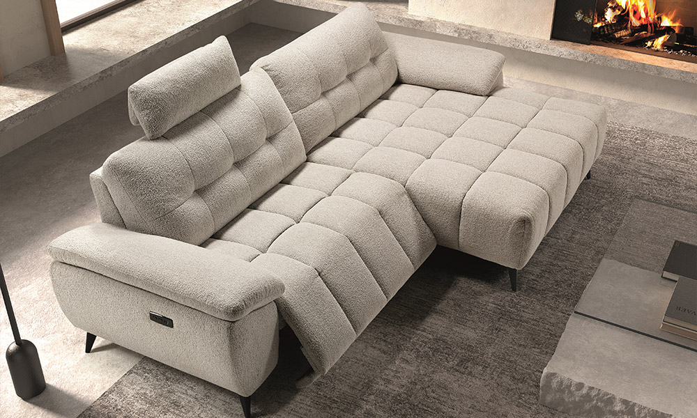 Canapé chaise longue 1 relax électrique – Image 2