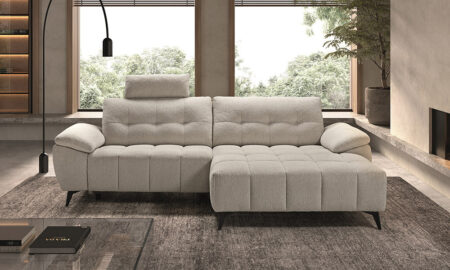 Canapé chaise longue 1 relax électrique